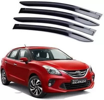 ANiiTEK For Non-convertibles Front, Rear Wind Deflector(Tinted Toyota Glanza G Petrol)