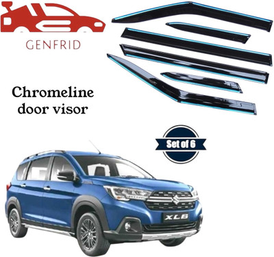 GENFRID For Non-convertibles Front, Rear Wind Deflector(Tinted Maruti XL6 Alpha MT Petrol)