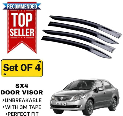 GENFRIDD For Non-convertibles Front Wind Deflector(Tinted Maruti SX4)
