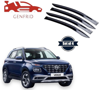 GENFRID For Non-convertibles Front Wind Deflector(Tinted Hyundai Venue S 1.0 AT Petrol)