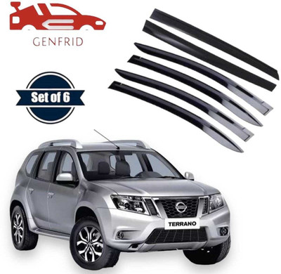 GENFRID For Non-convertibles Front Wind Deflector(Tinted Nissan Terrano)