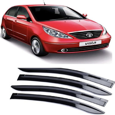 GENFRID For Non-convertibles Front, Rear Wind Deflector(Tinted Tata Indica Vista)