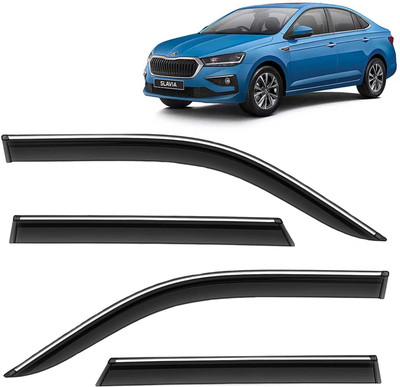 Kingsway For Non-convertibles Front, Rear Wind Deflector(Tinted Skoda NA)