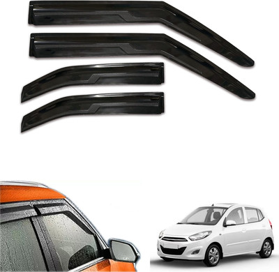 motobridge For Non-convertibles Front, Rear Wind Deflector(Tinted Hyundai i10)