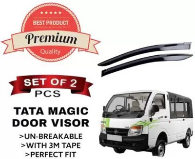ANiiTEK For Non-convertibles Front, Rear Wind Deflector(Tinted Tata NA)