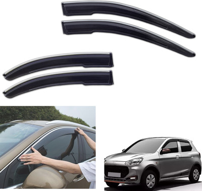 motobridge For Non-convertibles Front, Rear Wind Deflector(Tinted Maruti Alto K10 VXI AMT Petrol)
