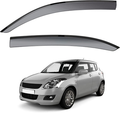 GOODZYLO For Front, Rear Wind Deflector(Maruti Swift)