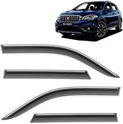 ANiiTEK For Non-convertibles Front, Rear Wind Deflector(Tinted Maruti S-Cross)