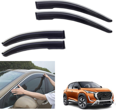 motobridge For Non-convertibles Front, Rear Wind Deflector(Tinted Nissan Magnite)