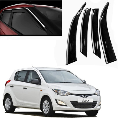 Ds enterprise For Non-convertibles Front, Rear Wind Deflector(Tinted HYUNDAI i20)