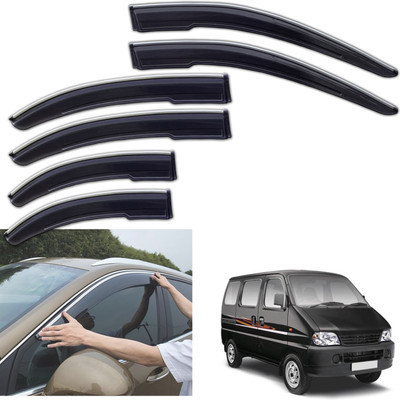 motobridge For Non-convertibles Front, Rear Wind Deflector(Tinted Maruti Eeco)
