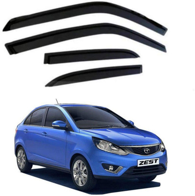 Ds enterprise For Non-convertibles Front, Rear Wind Deflector(Tinted Tata Zest)