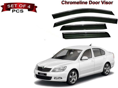 motobridge For Front, Rear Wind Deflector(Tinted Skoda Laura)