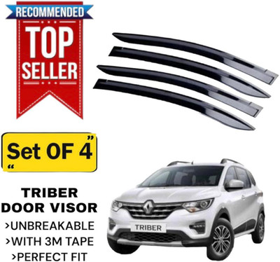 GENFRIDD For Non-convertibles Front Wind Deflector(Tinted Renault Triber RXE)