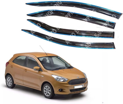 motobridge For Front, Rear Wind Deflector(Tinted Ford Figo Trend Diesel)