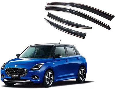 motobridge For Non-convertibles Front, Rear Wind Deflector(Tinted Maruti New Swift)