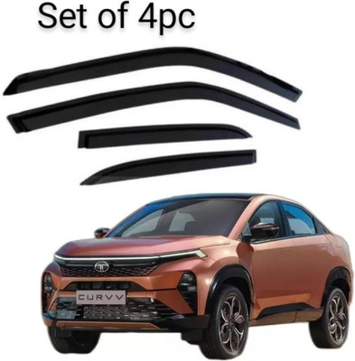 motobridge For Non-convertibles Rear, Front Wind Deflector(Clear Tata 1 Series)