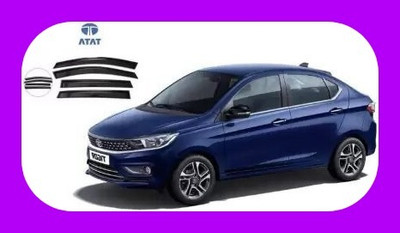 ANiiTEK For Non-convertibles Front, Rear Wind Deflector(Tinted Tata Tigor)