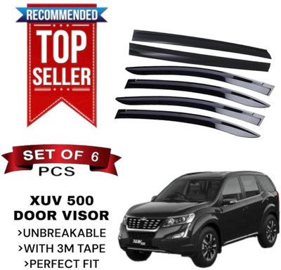 GENFRIDD For Non-convertibles Front Wind Deflector(Tinted Mahindra XUV500 W4)