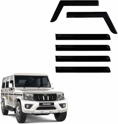 motobridge For Non-convertibles Rear, Front Wind Deflector(Clear MAHINDRA Bolero)