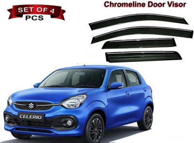 motobridge For Front, Rear Wind Deflector(Tinted Maruti Celerio)