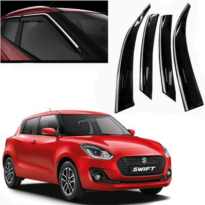 Ds enterprise For Non-convertibles Front, Rear Wind Deflector(Tinted Maruti Swift)
