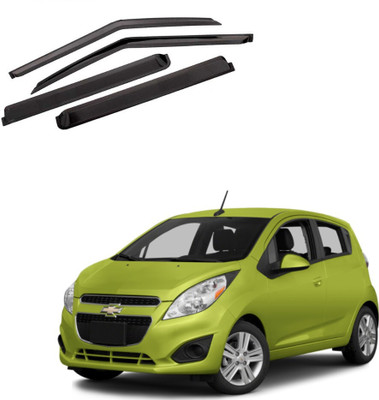 GAURIENTERPRIES For Convertibles Front, Rear Wind Deflector(Tinted Chevrolet Spark)