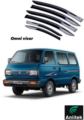 ANiiTEK For Non-convertibles Rear, Front Wind Deflector(Tinted Maruti Omni Van)