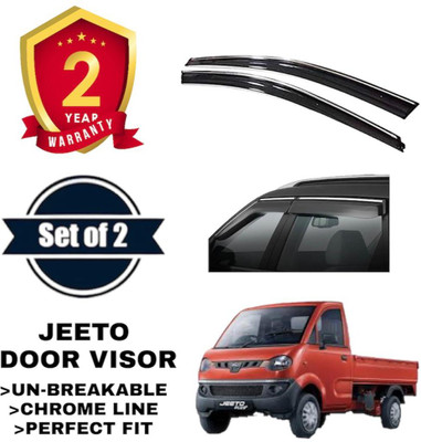 VIZOLT For Non-convertibles Front Wind Deflector(Tinted Mahindra NA)