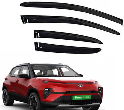 Kunj Autotech For Non-convertibles Front, Rear Wind Deflector(Tinted Tata NA)