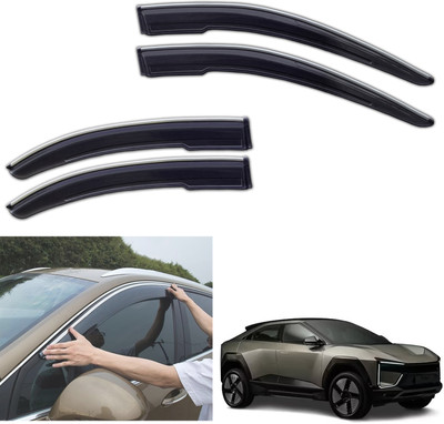 PEEPS STORE For Non-convertibles Front, Rear Wind Deflector(Tinted Mahindra NA)