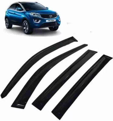 VKUNIVERSE For Non-convertibles Rear, Front Wind Deflector(Clear Tata Nexon)