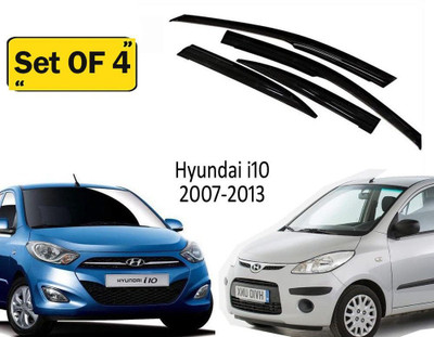 motobridge For Non-convertibles Front, Rear Wind Deflector(Tinted HYUNDAI i10)