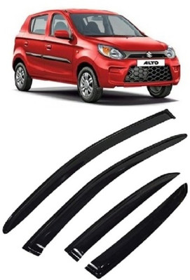MOTOSHIELD For Non-convertibles Front, Rear Wind Deflector(Tinted Maruti Alto 800)