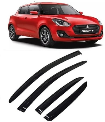 MOTOSHIELD For Non-convertibles Front, Rear Wind Deflector(Tinted Maruti Swift)