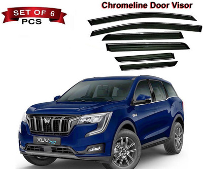 motobridge For Non-convertibles Front, Rear Wind Deflector(Tinted Mahindra XUV 700)