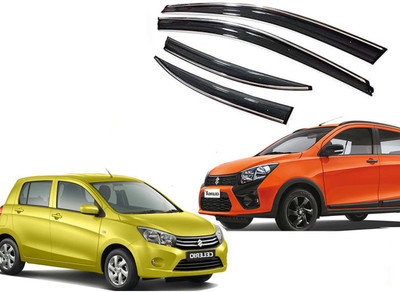 Auto E-Shopping For Front, Rear Wind Deflector(Tinted Maruti Celerio)