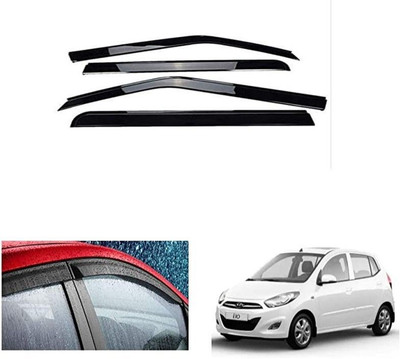 motobridge For Non-convertibles Front, Rear Wind Deflector(Tinted Hyundai i10)