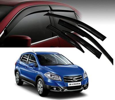 Ds enterprise For Non-convertibles Front, Rear Wind Deflector(Tinted Maruti S-Cross)