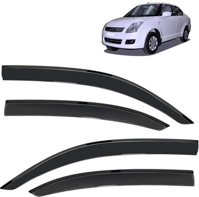 Kingsway For Non-convertibles Front, Rear Wind Deflector(Tinted Maruti Swift Dzire)