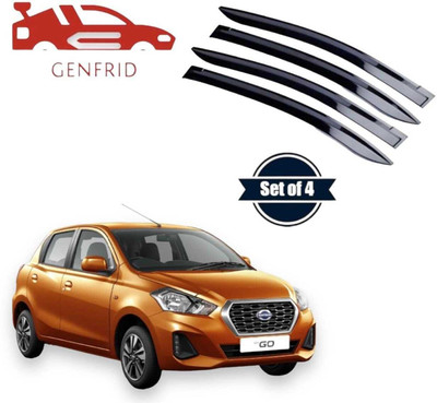 GENFRID For Non-convertibles Front Wind Deflector(Tinted Datsun Datsun GO D Petrol)
