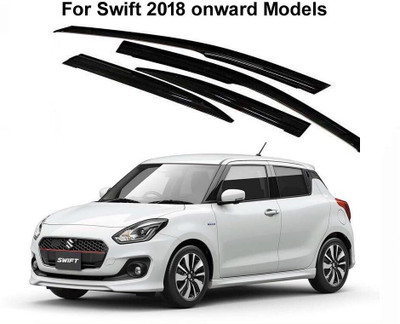 motobridge For Front, Rear Wind Deflector(Tinted Maruti New Swift)