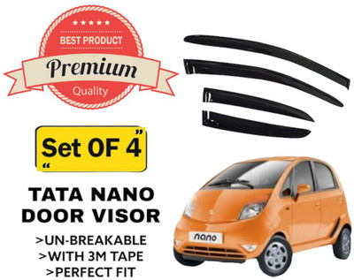 Dylon For Non-convertibles Front Wind Deflector(Tinted Tata Nano)