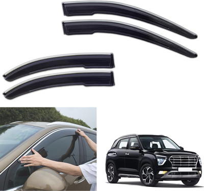 PEEPS STORE For Non-convertibles Front, Rear Wind Deflector(Tinted Hyundai Creta 1.6 SX Option Petrol)