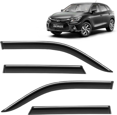 Kingsway For Non-convertibles Front, Rear Wind Deflector(Tinted Toyota Glanza V Petrol)