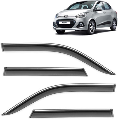 Kingsway For Convertibles Front, Rear Wind Deflector(Tinted HYUNDAI Xcent)