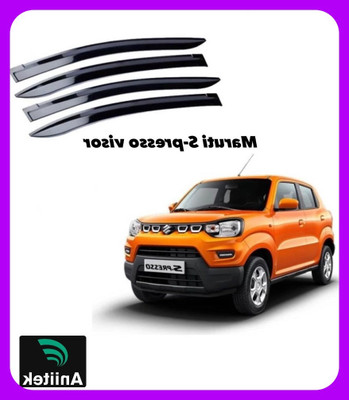 ANiiTEK For Convertibles Rear, Front Wind Deflector(Tinted Maruti S-Presso Vxi)