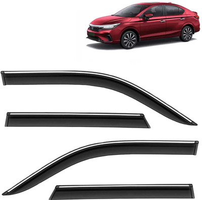 Kingsway For Non-convertibles Front, Rear Wind Deflector(Tinted Honda City)