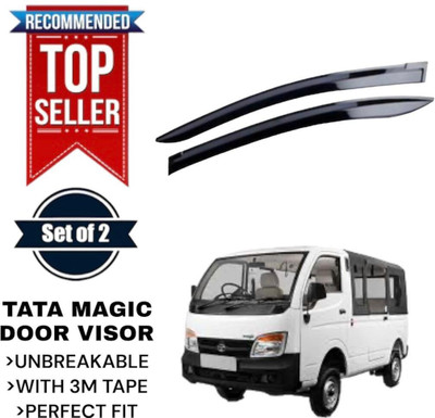 GAURIENTERPRIES For Non-convertibles Front Wind Deflector(Tinted Tata NA)