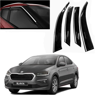 Ds enterprise For Non-convertibles Front, Rear Wind Deflector(Tinted Skoda NA)